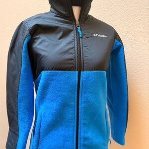 Columbia Two-Tone Black and Blue Jacket